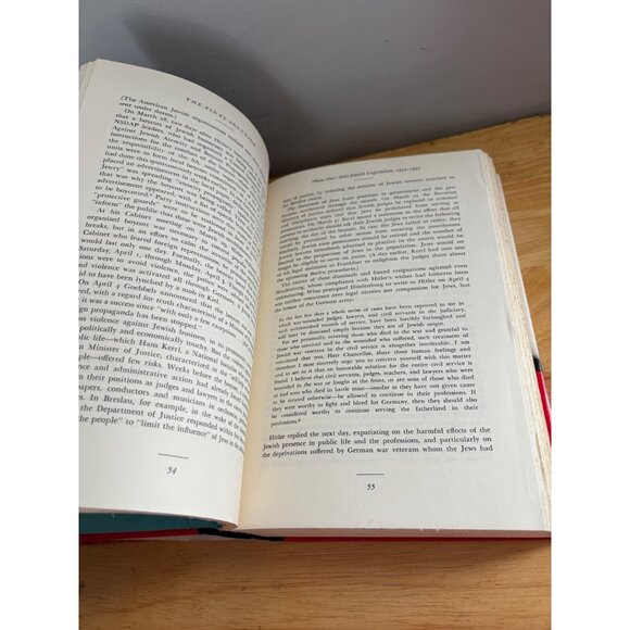 The War Against The Jews 1933-1945 By Lucy S. Dawidowicz Hardcover Book 1975 - Picture 16 of 16